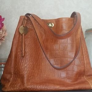 Margot New York Hobo Bag in Cognac